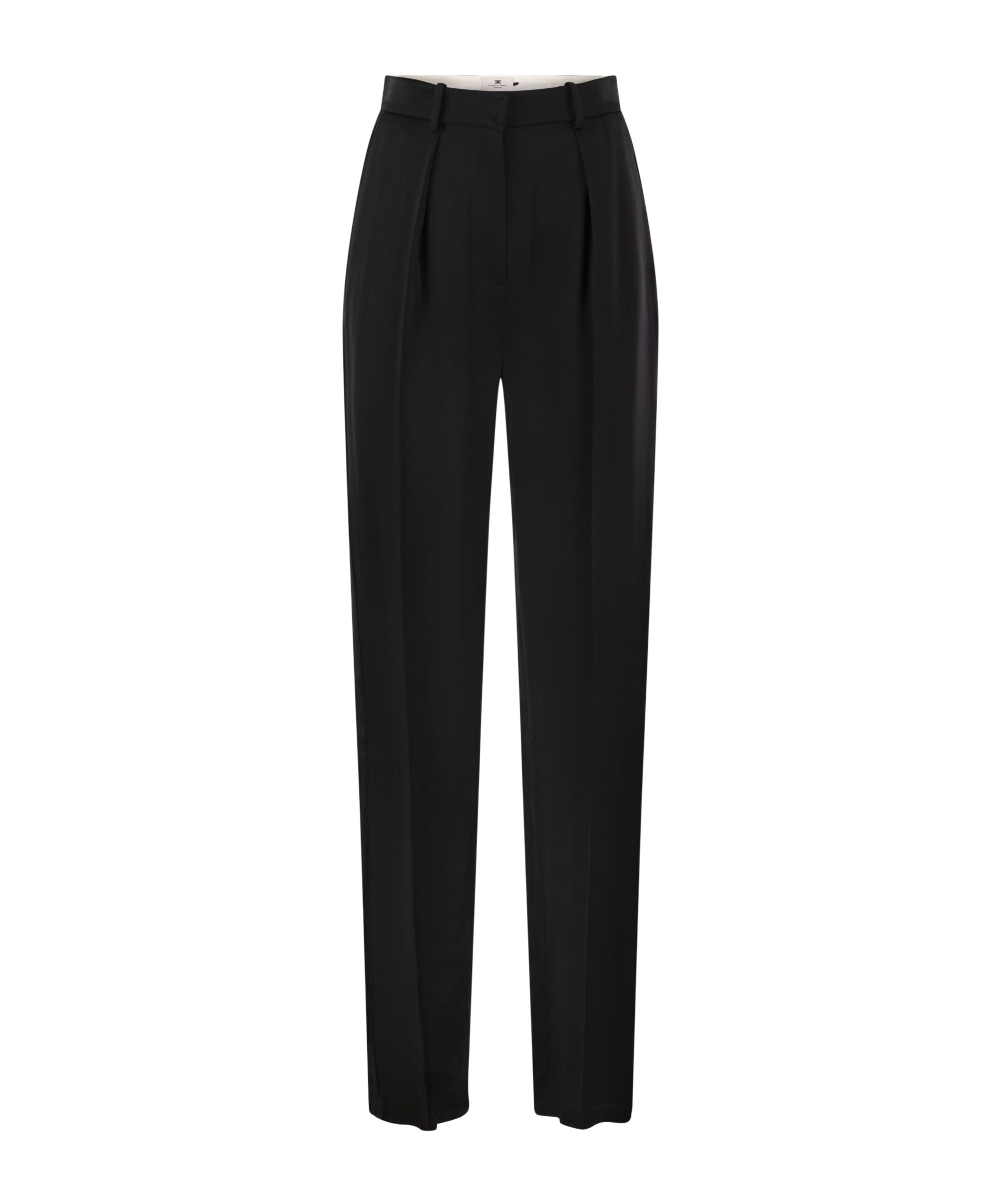 ELISABETTA FRANCHI TAPERED TROUSERS