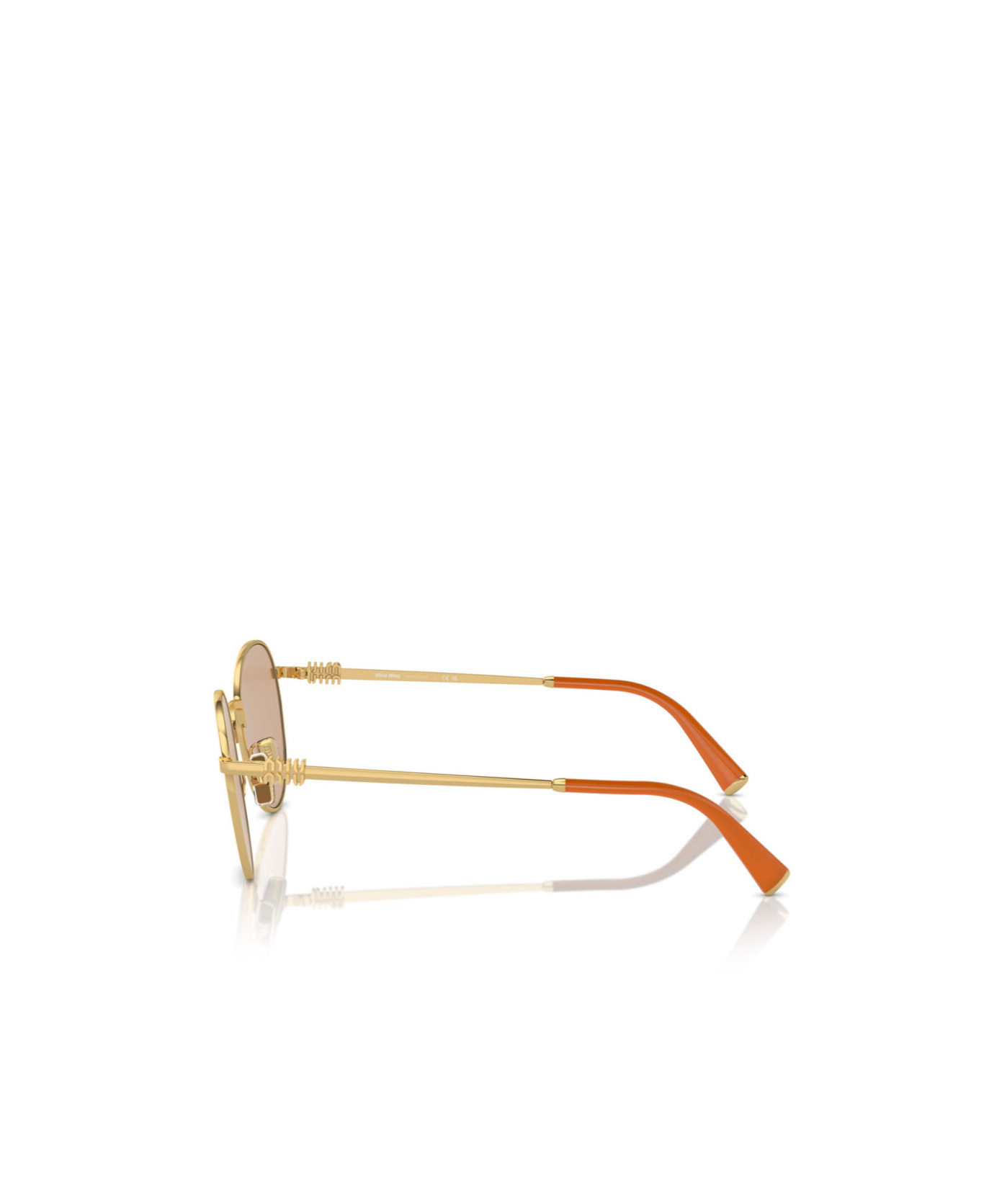 Miu Miu Eyewear Round-frame Sunglasses In Nude