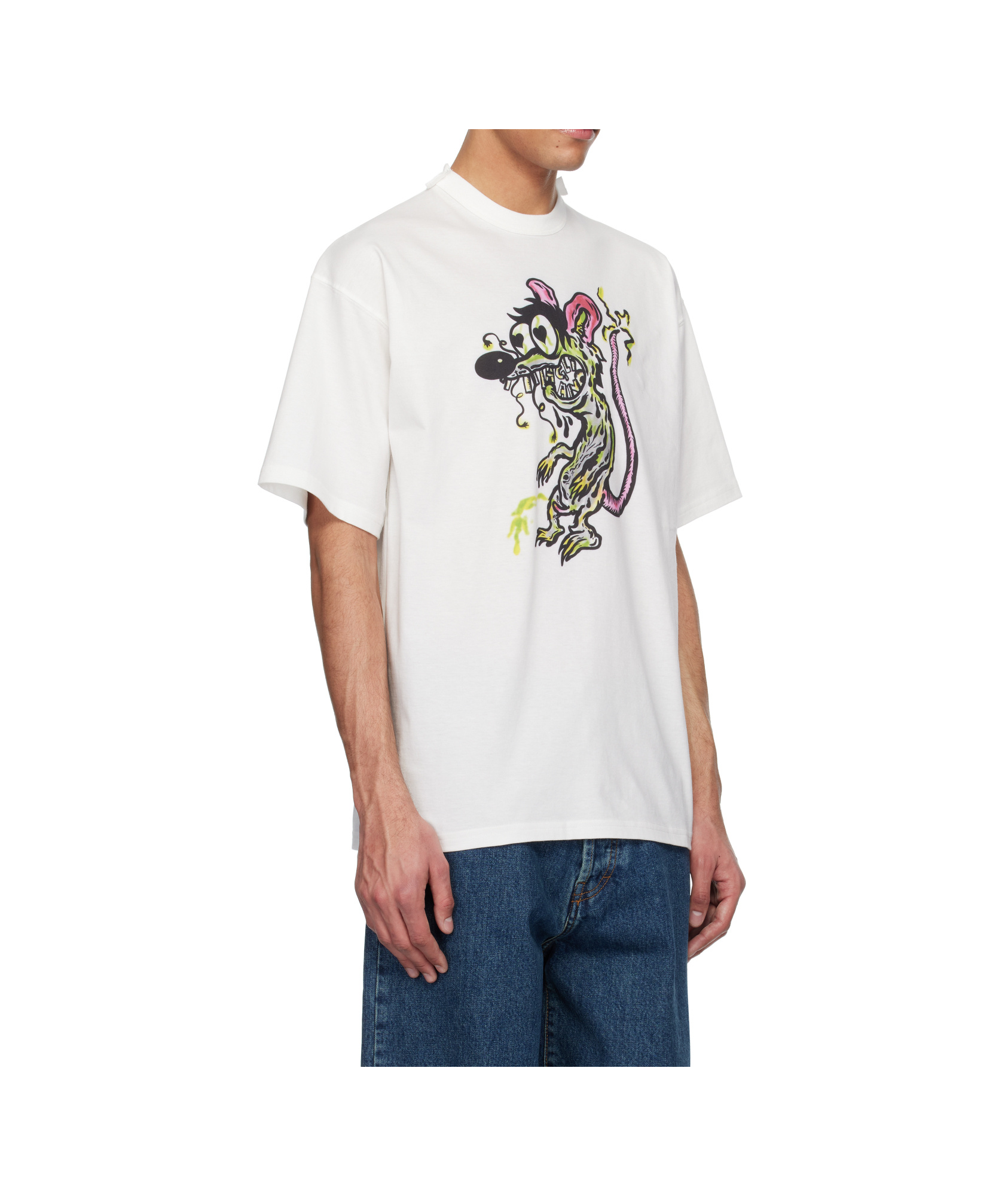 Magliano Mouse Printed Tee In White