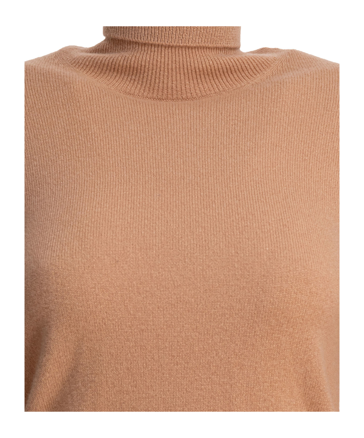 Kangra Cashmere Regular Fit Turtleneck Sweater In Brown