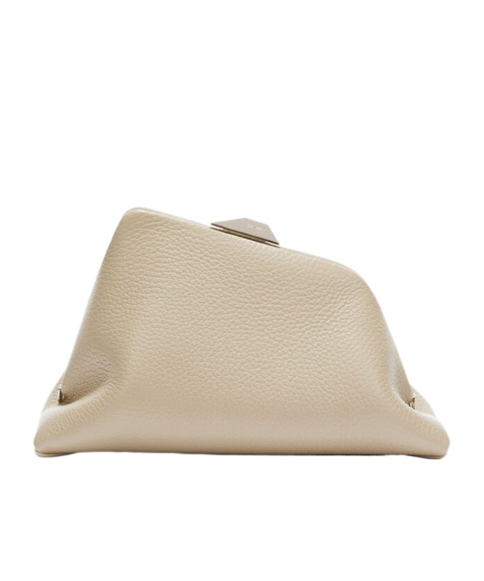 Attico ''day Off'' Sand Shoulder Bag In Nude