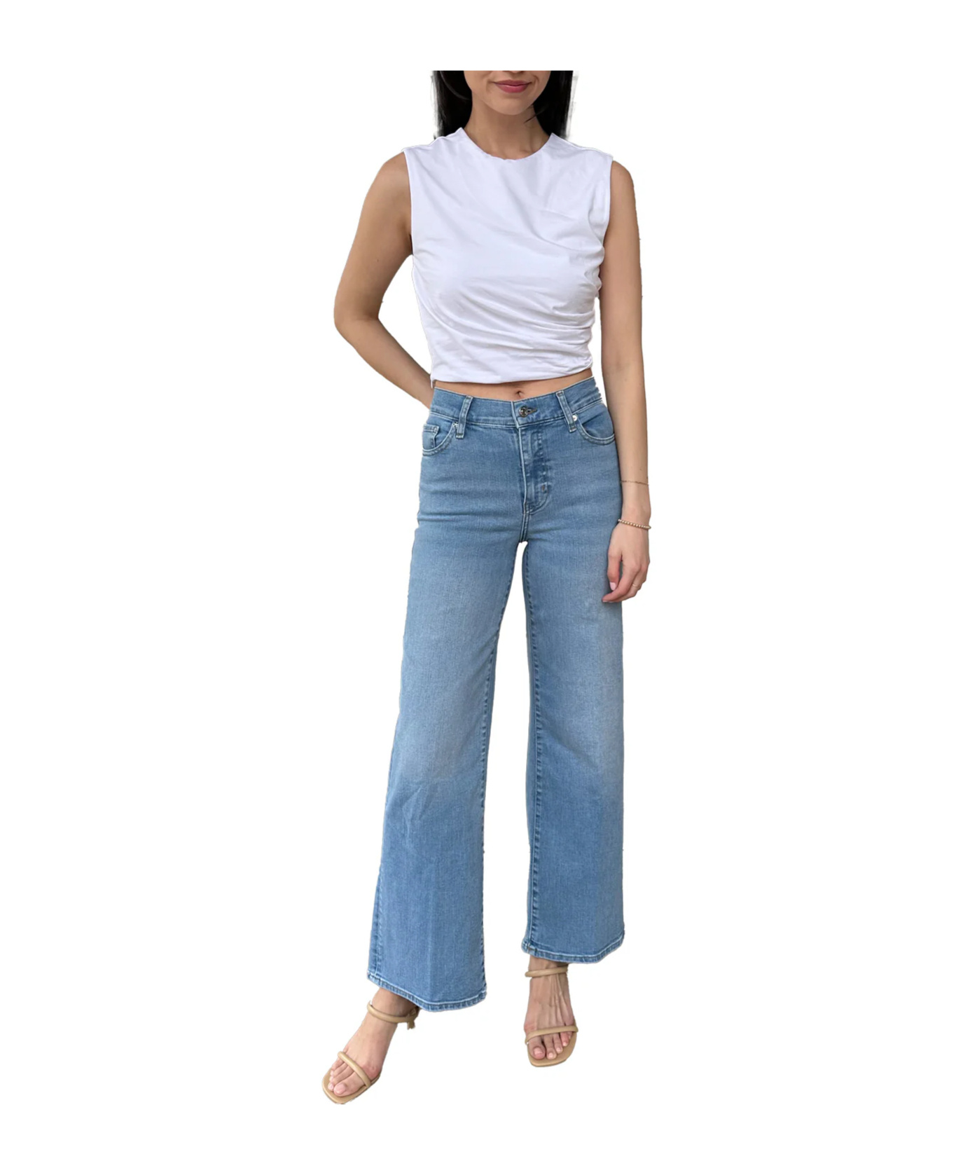Frame Cotton-blend Jeans In Blue