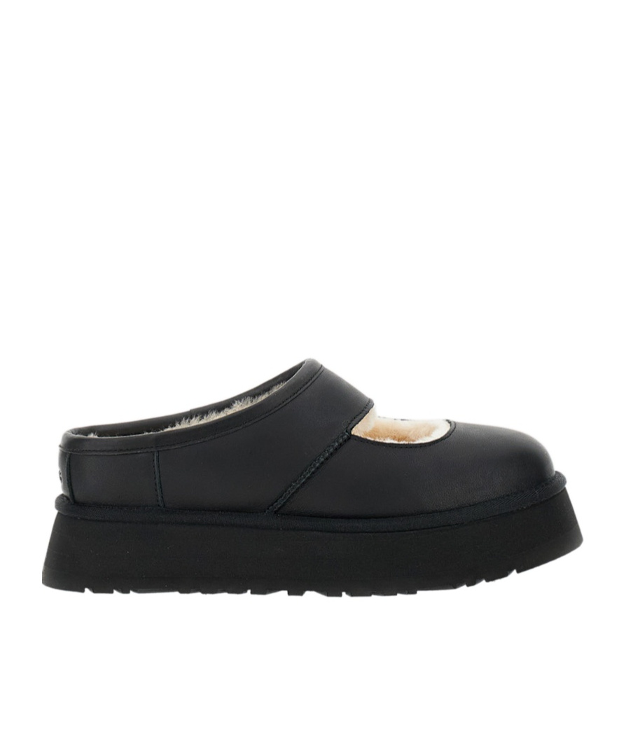 Ugg W Bea Mary Jane Lthr Shoes In Black