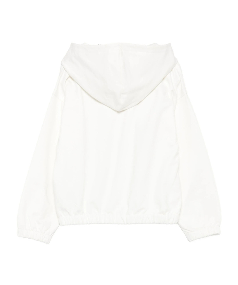 Moschino Teddy-print Hoodie In White