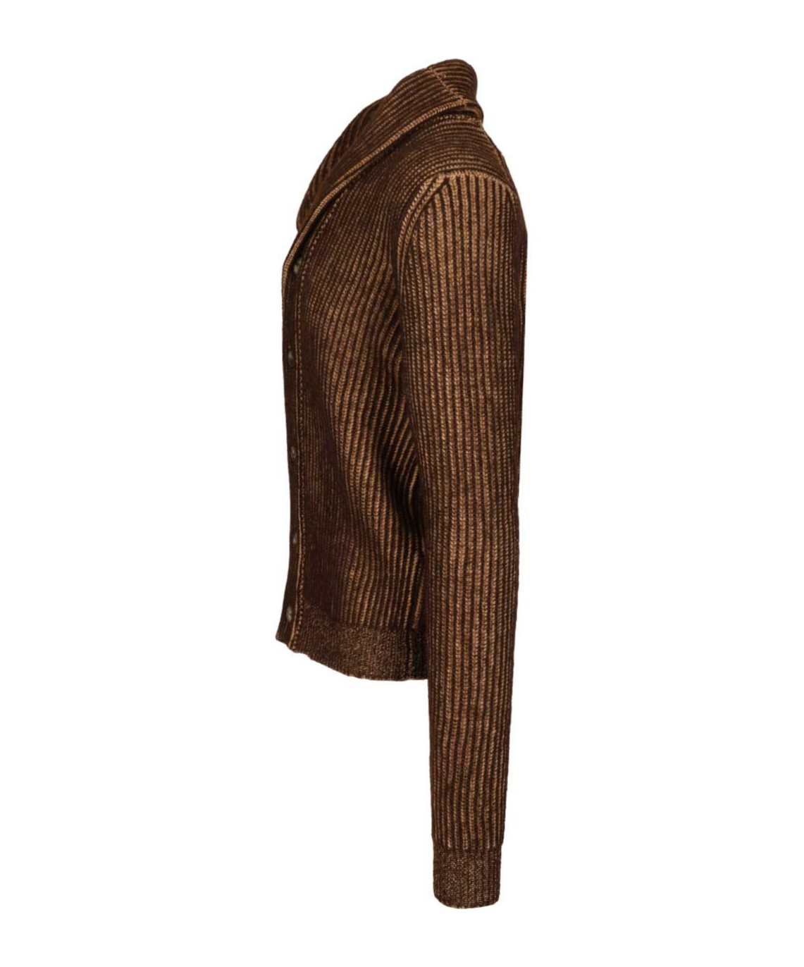 Jacob Cohen Long-sleeved Cardigan Sweater In Brown