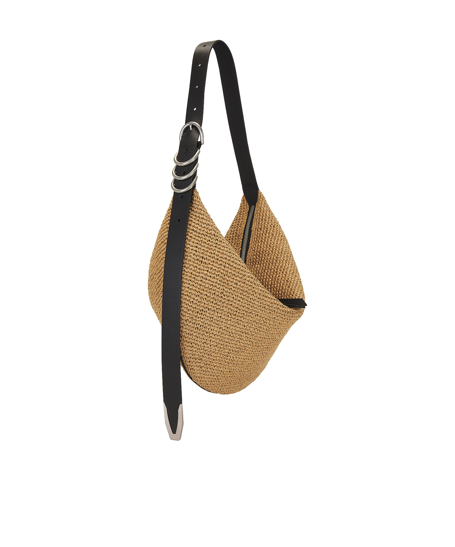 Rag & Bone Zippered Shoulder Bag In Nude