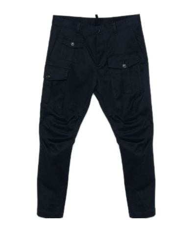 Dsquared2 Cargo Trousers In Black