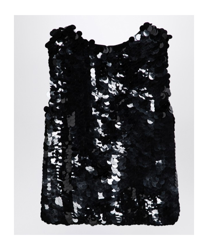 P.A.R.O.S.H SEQUINED VEST 