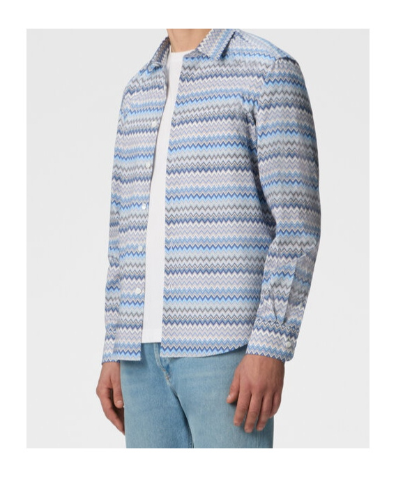 Missoni Long-sleeved Shirt In White