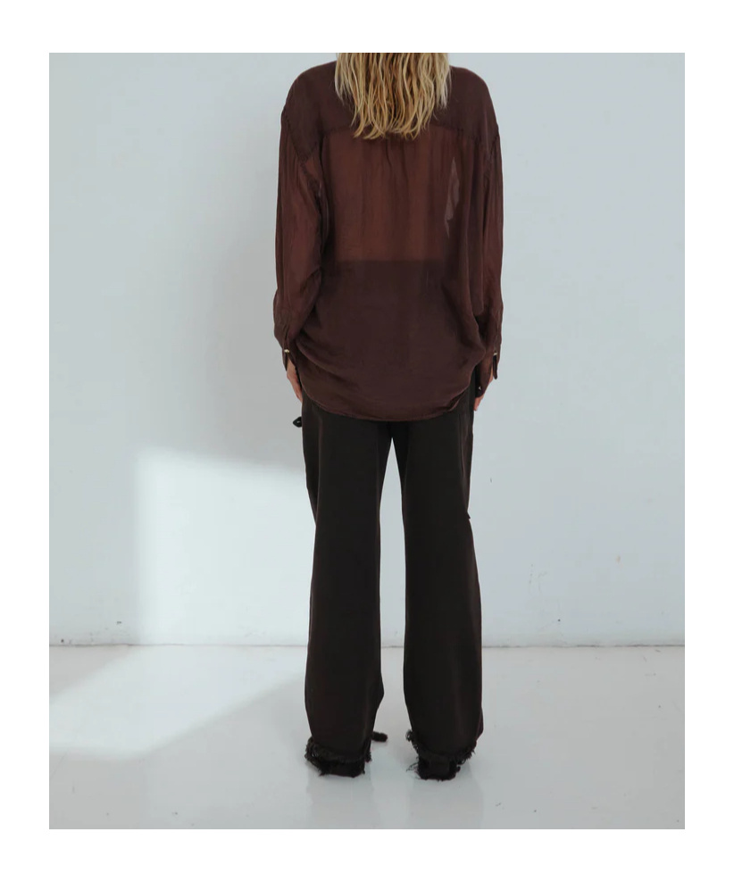 Darkpark Lisa Fur Belt Adorned Loose Fit Carpenter Pants In Multi