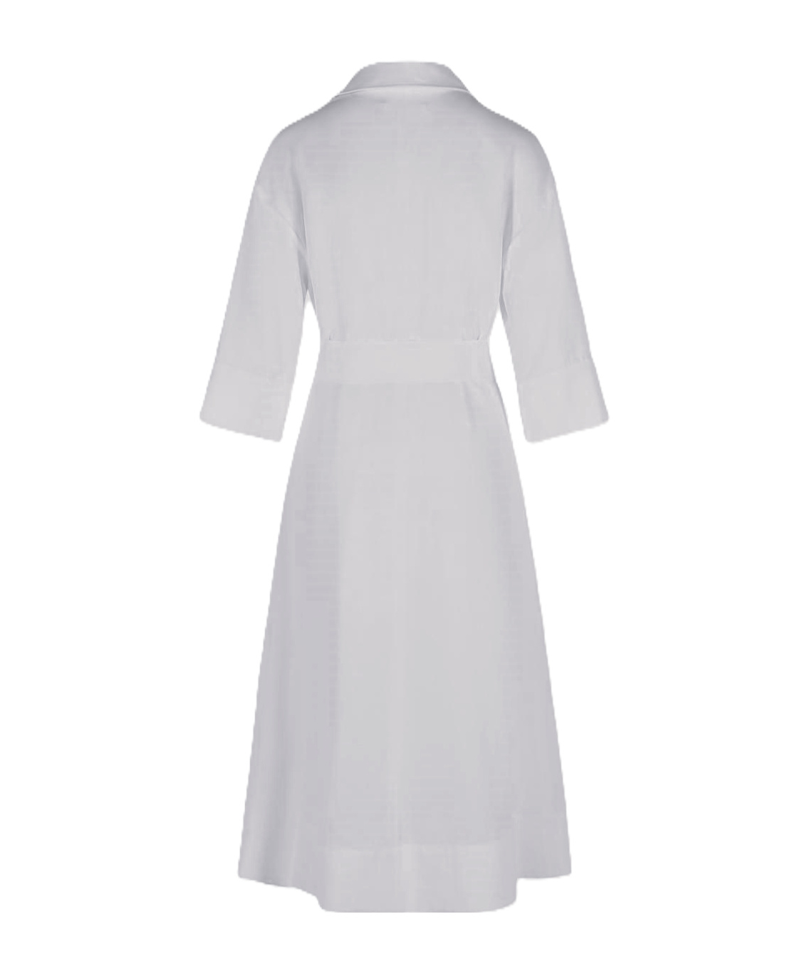 P.a.r.o.s.h . Collared Tie-detailed Dress In Multi