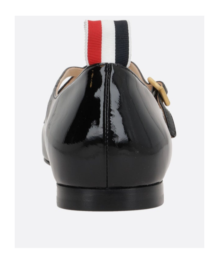 Thom Browne Criss Ballerina Shoes In Black