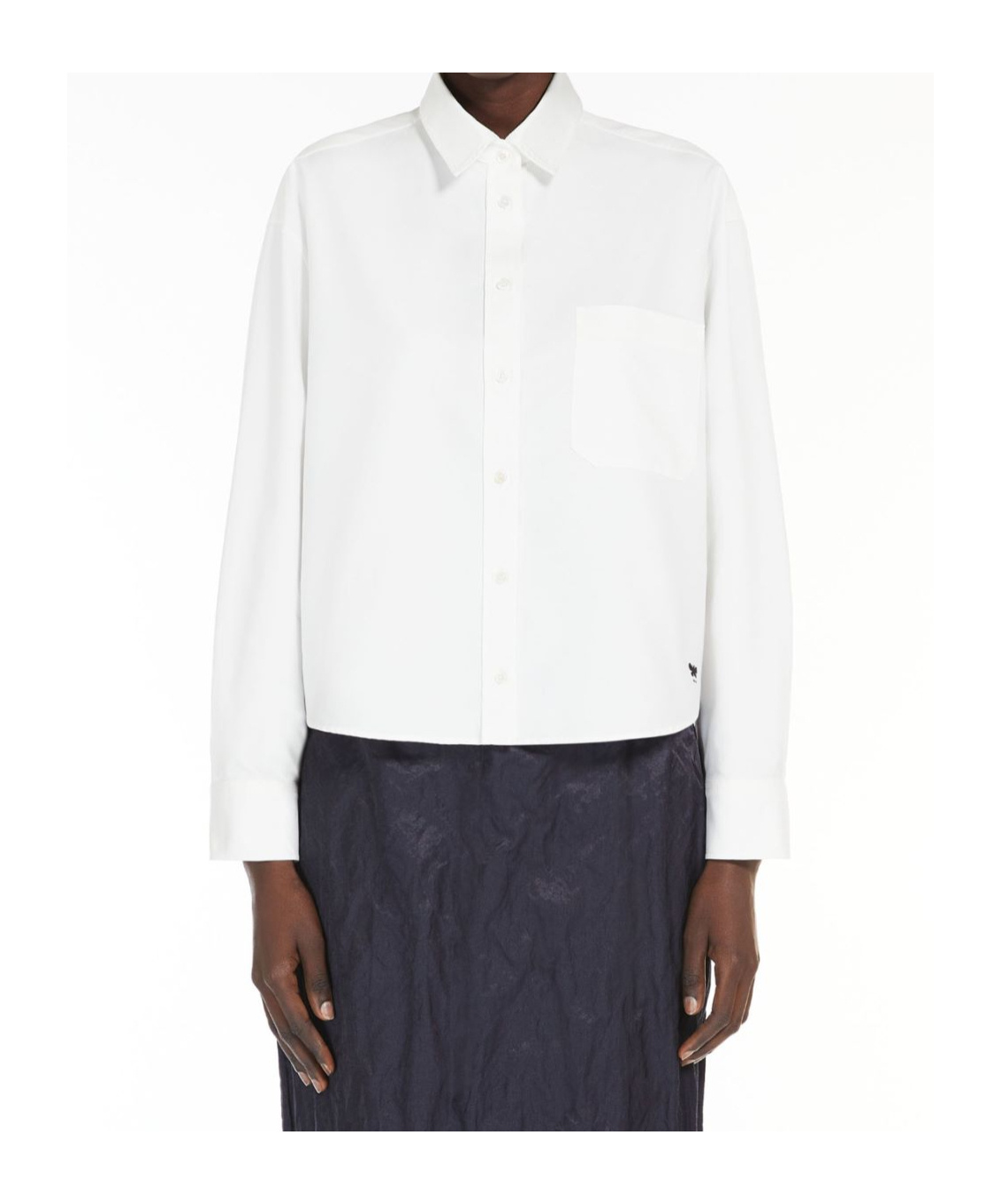 Weekend Max Mara Long-sleeved Shirt In White