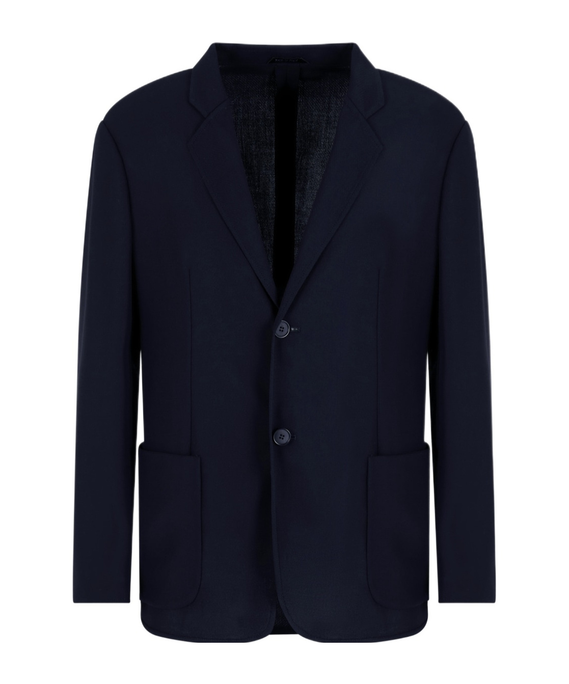 Giorgio Armani Wool Blazer In Black