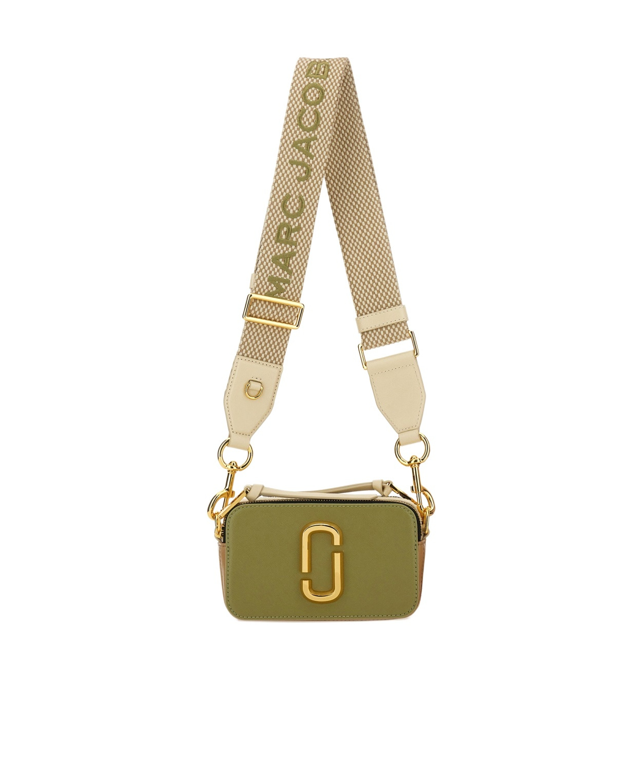 Marc Jacobs The Snapshot Logo Plaque Crossbody Bag