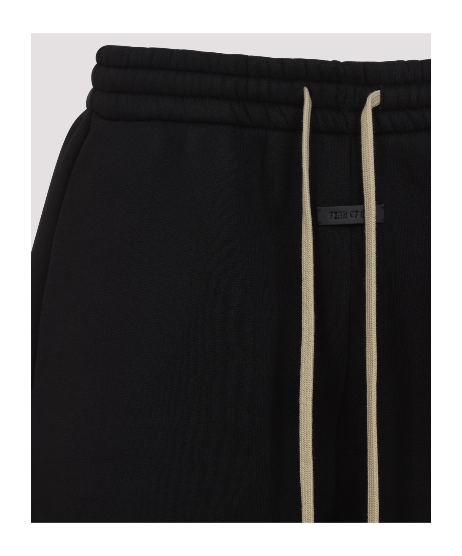 Fear Of God Mens Navy Tailored Brand-patch Relaxed Wool Shorts Xl In Black