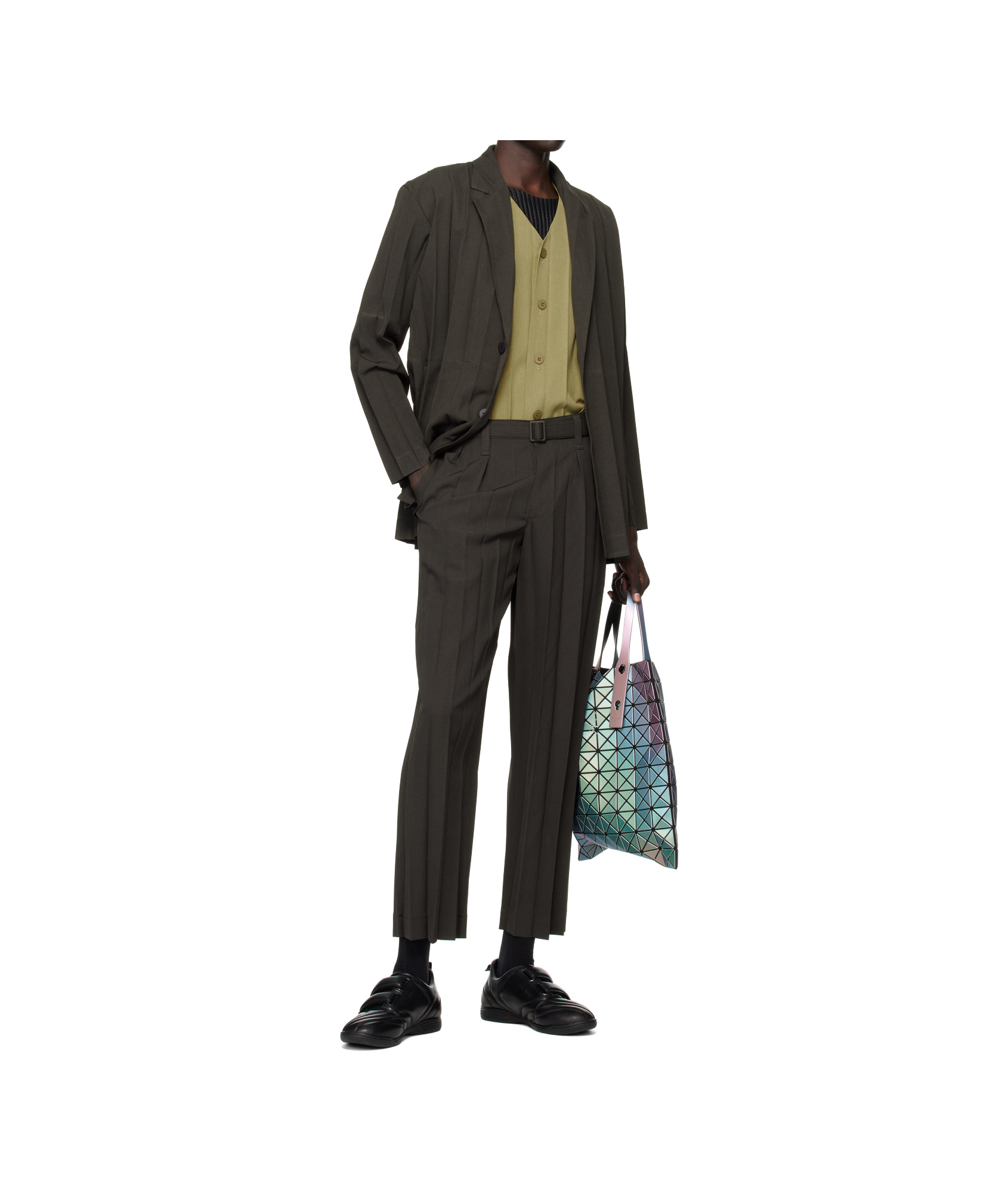 Bao Bao Issey Miyake Baobao Issey Miyake Illusion Tote Bag In Green