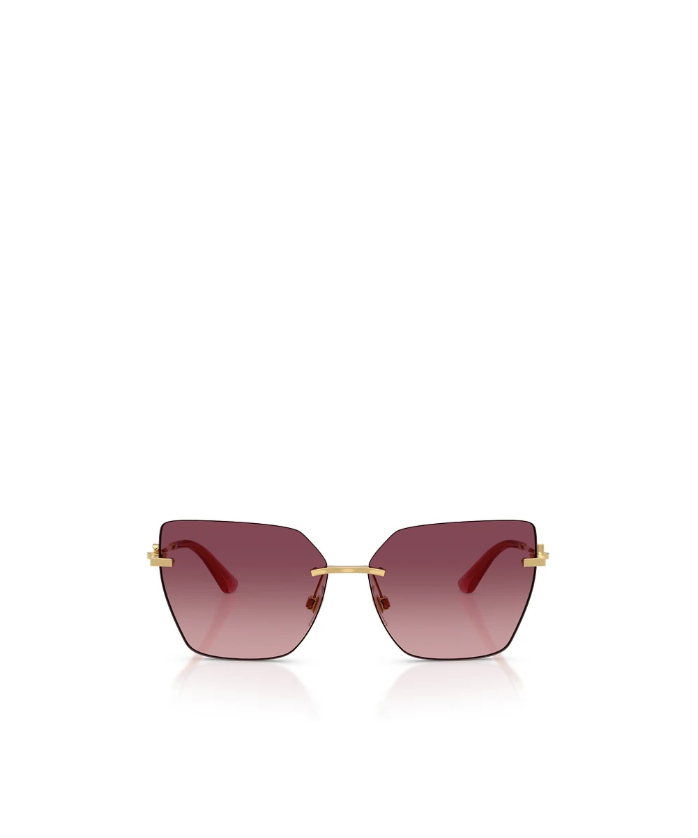 Dolce & Gabbana Cat-eye Sunglasses In Gold