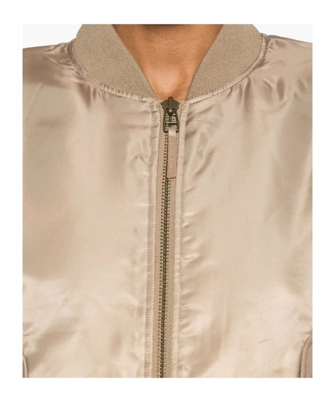 Shop Anine Bing Leon Bomber Jacket In Nude