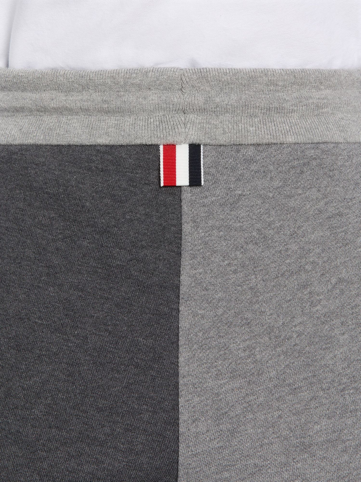 Thom Browne '4-bar' Grey Cotton Shorts In Brown