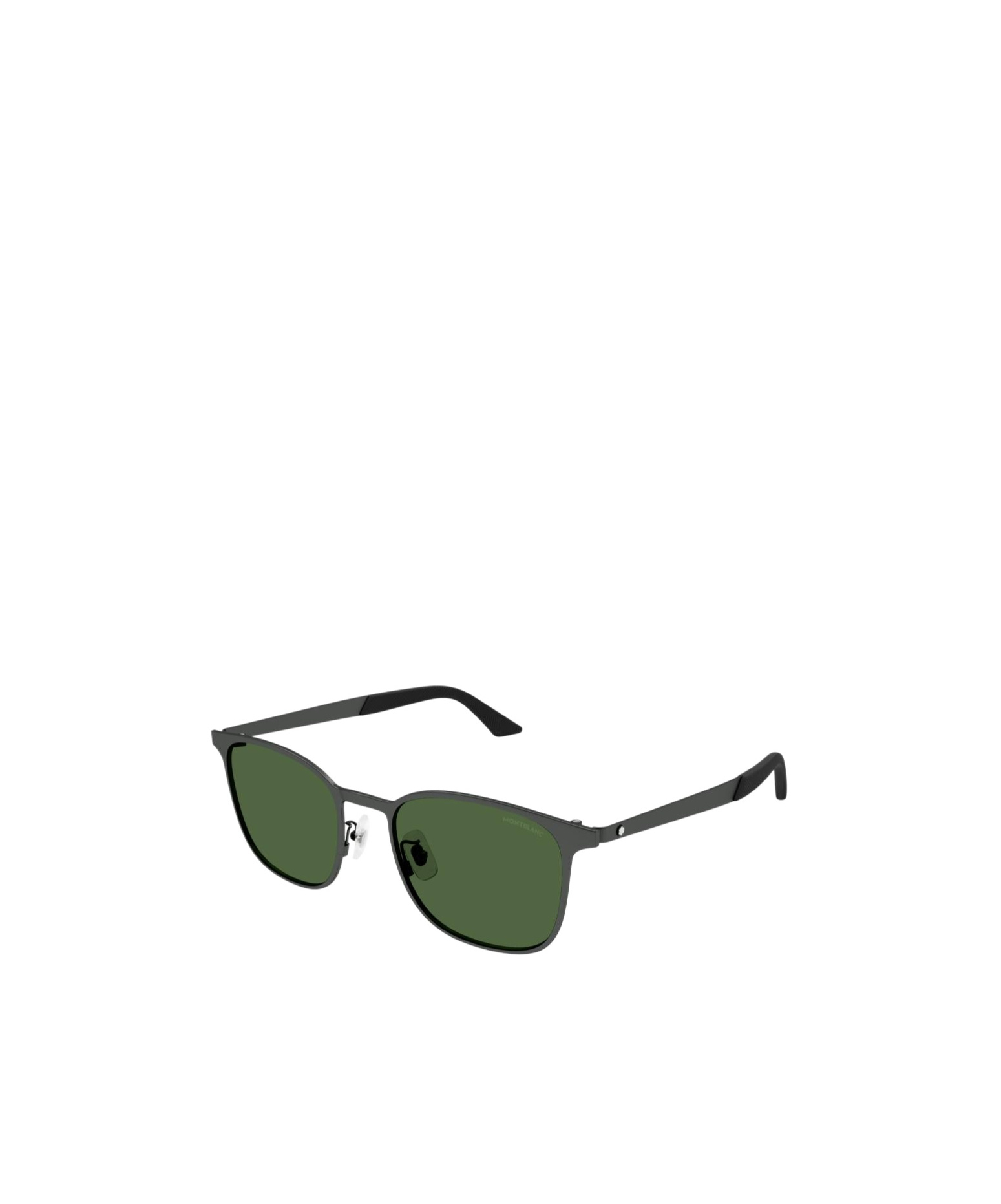 Montblanc Geometric Sunglasses In Green