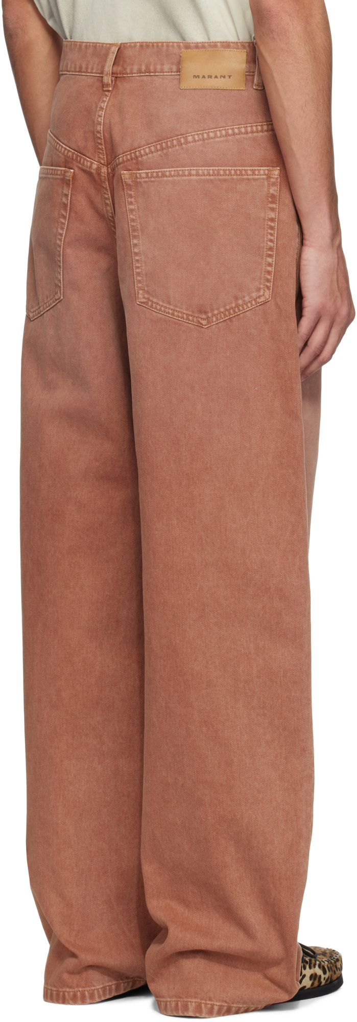 Isabel Marant Jeans With Belt Loops In Brown
