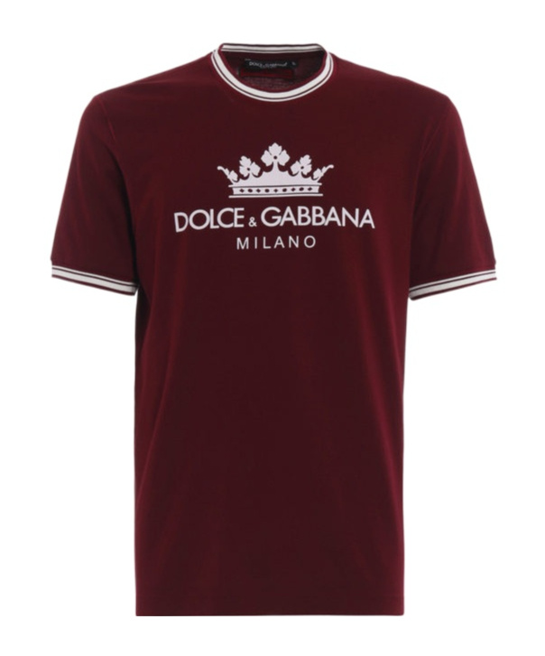 Dolce & Gabbana Short-sleeved T-shirt In Brown