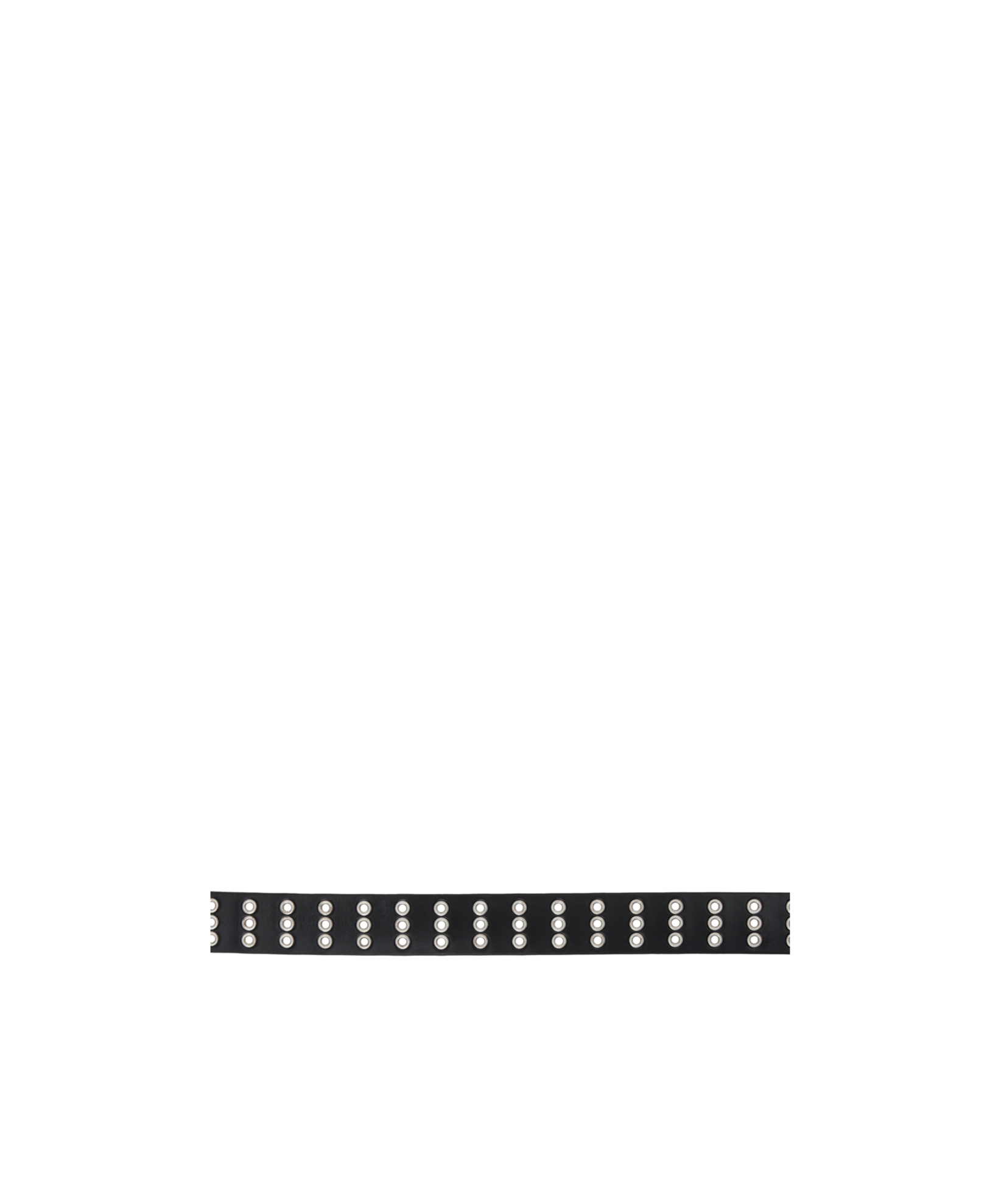 Ann Demeulemeester Logo Belt In Black