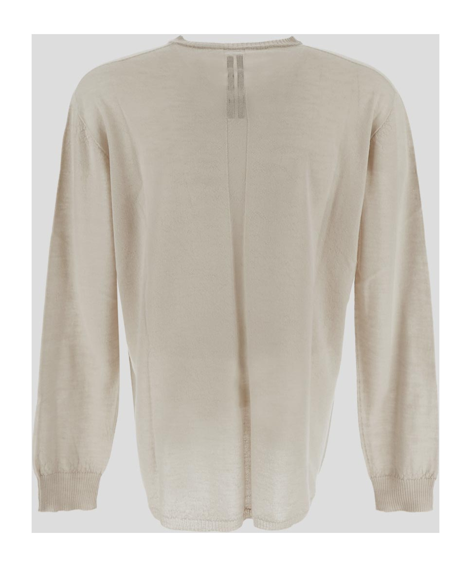 Rick Owens Oversized Level Sweater In Nude