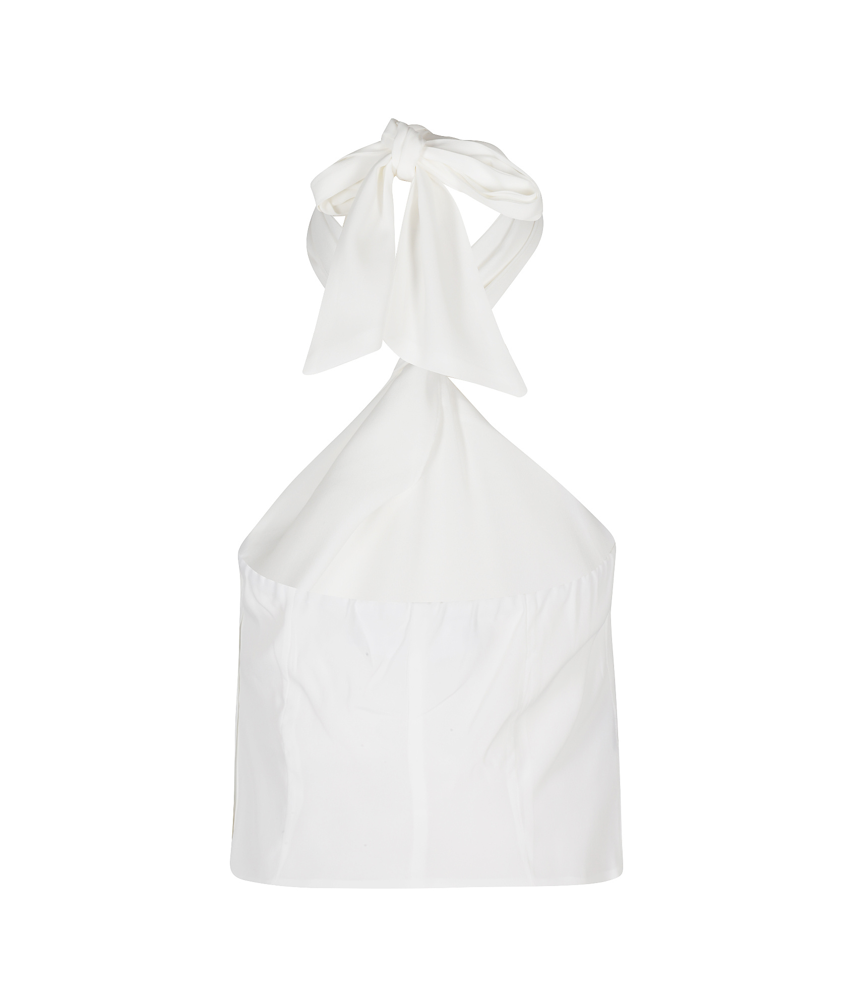 Federica Tosi Top Con Torcion Crepe De Chine