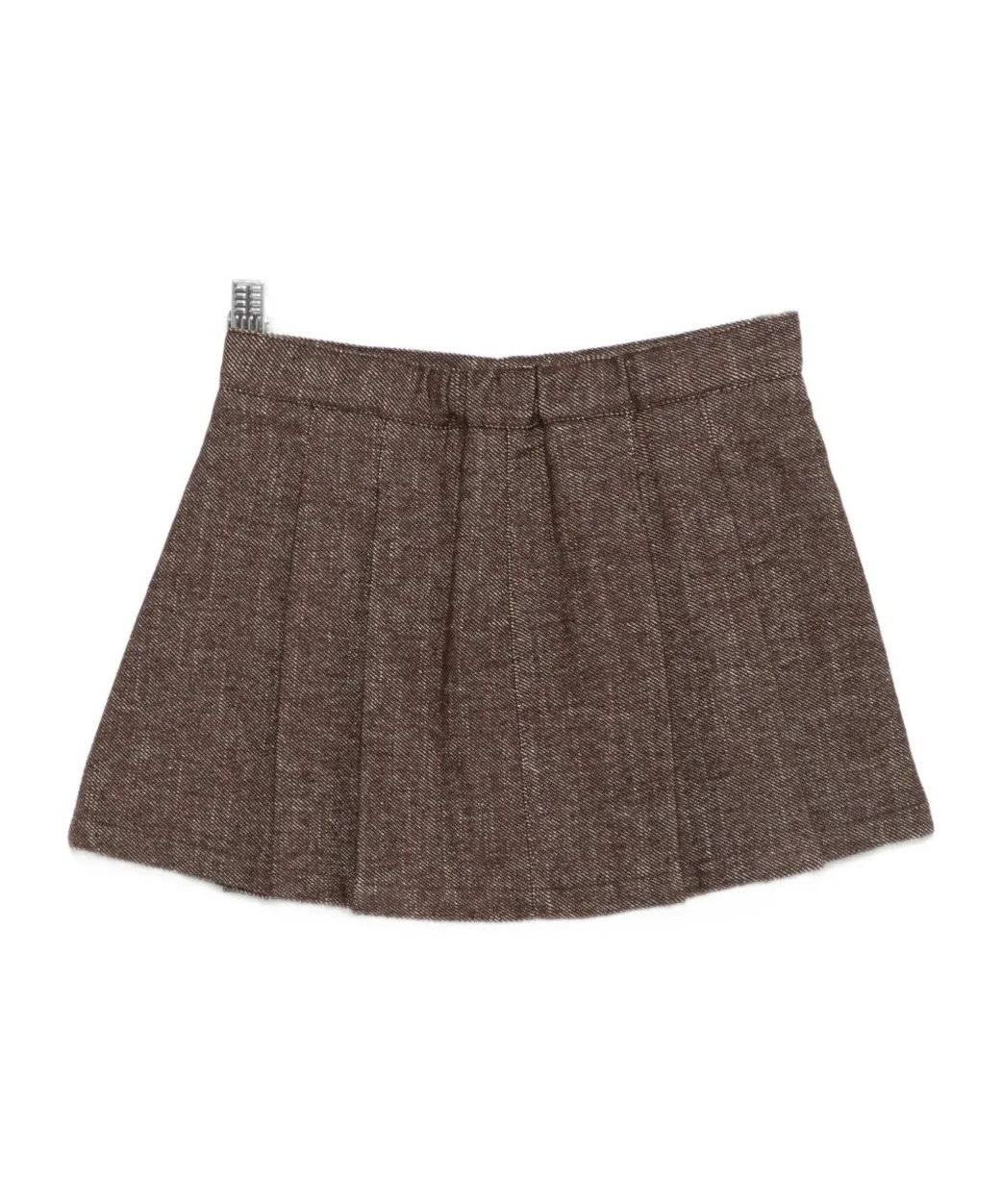 Il Gufo Pleated Mini Skirt In Multi