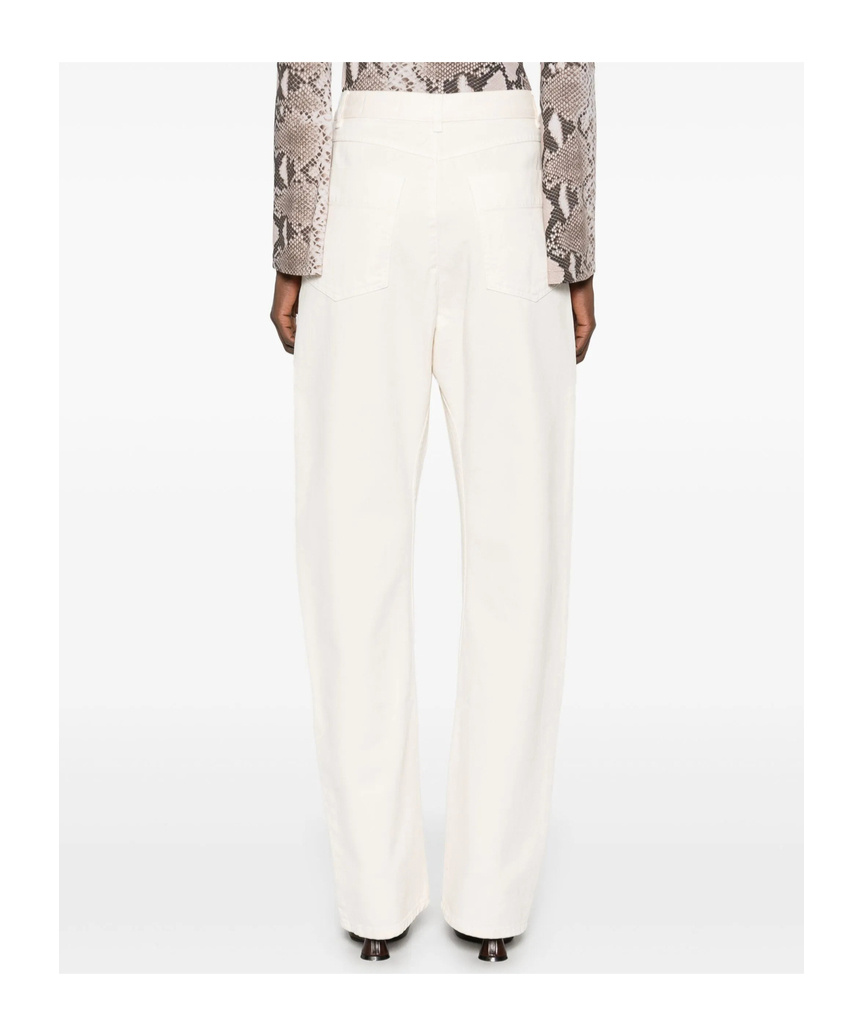 Lemaire Drop-crotch Jeans In White