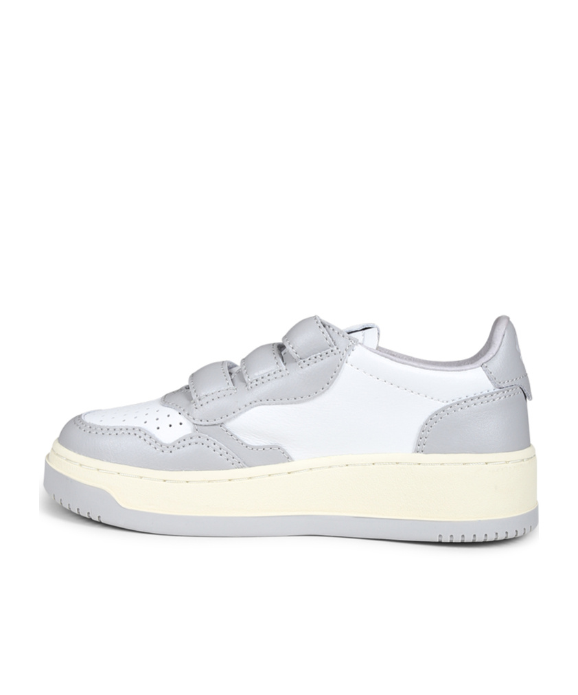 Shop Autry Kidstripes Low Kids 'white / Light Grey'