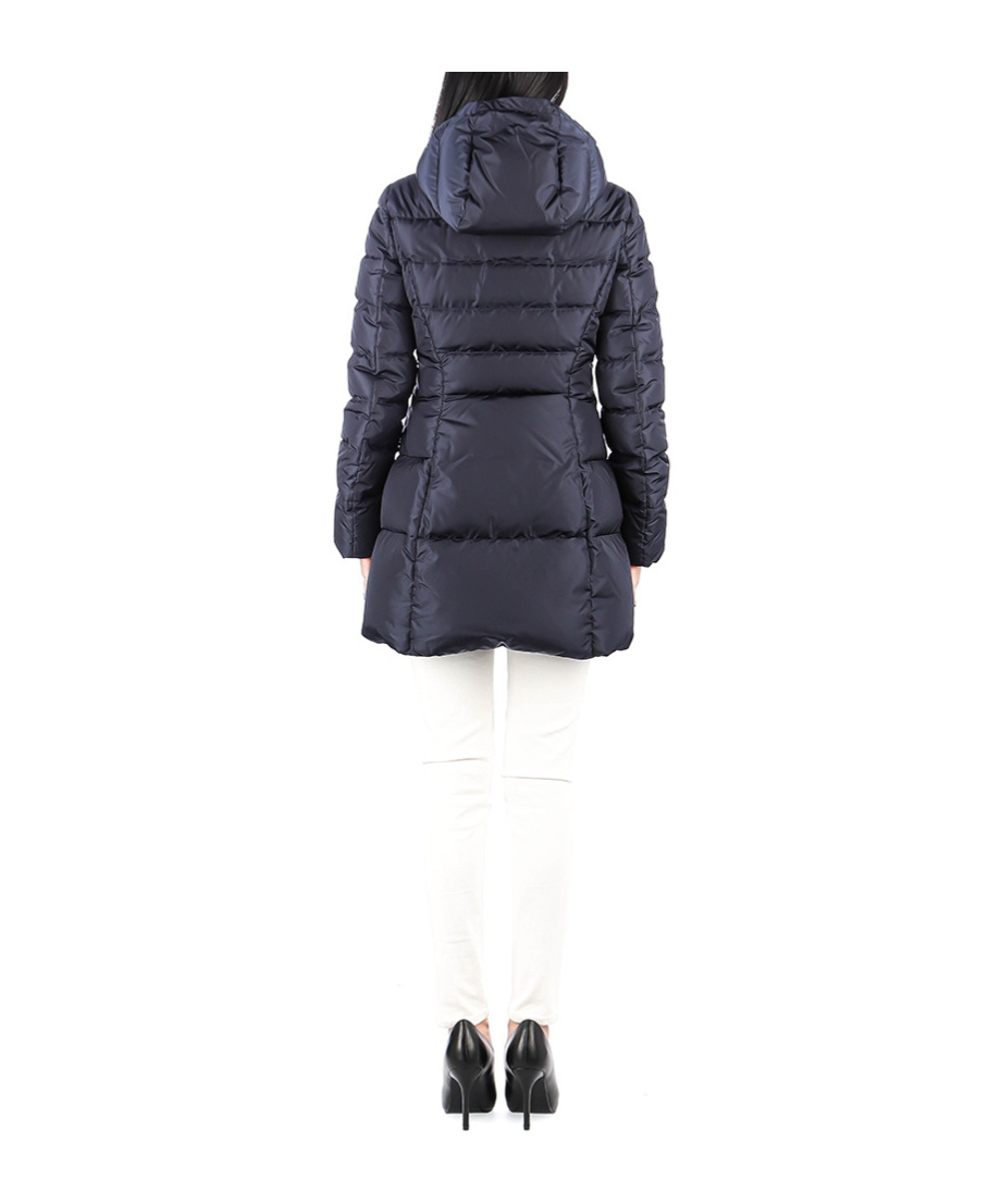 Prada Long Sleeve Down Jacket In Navy