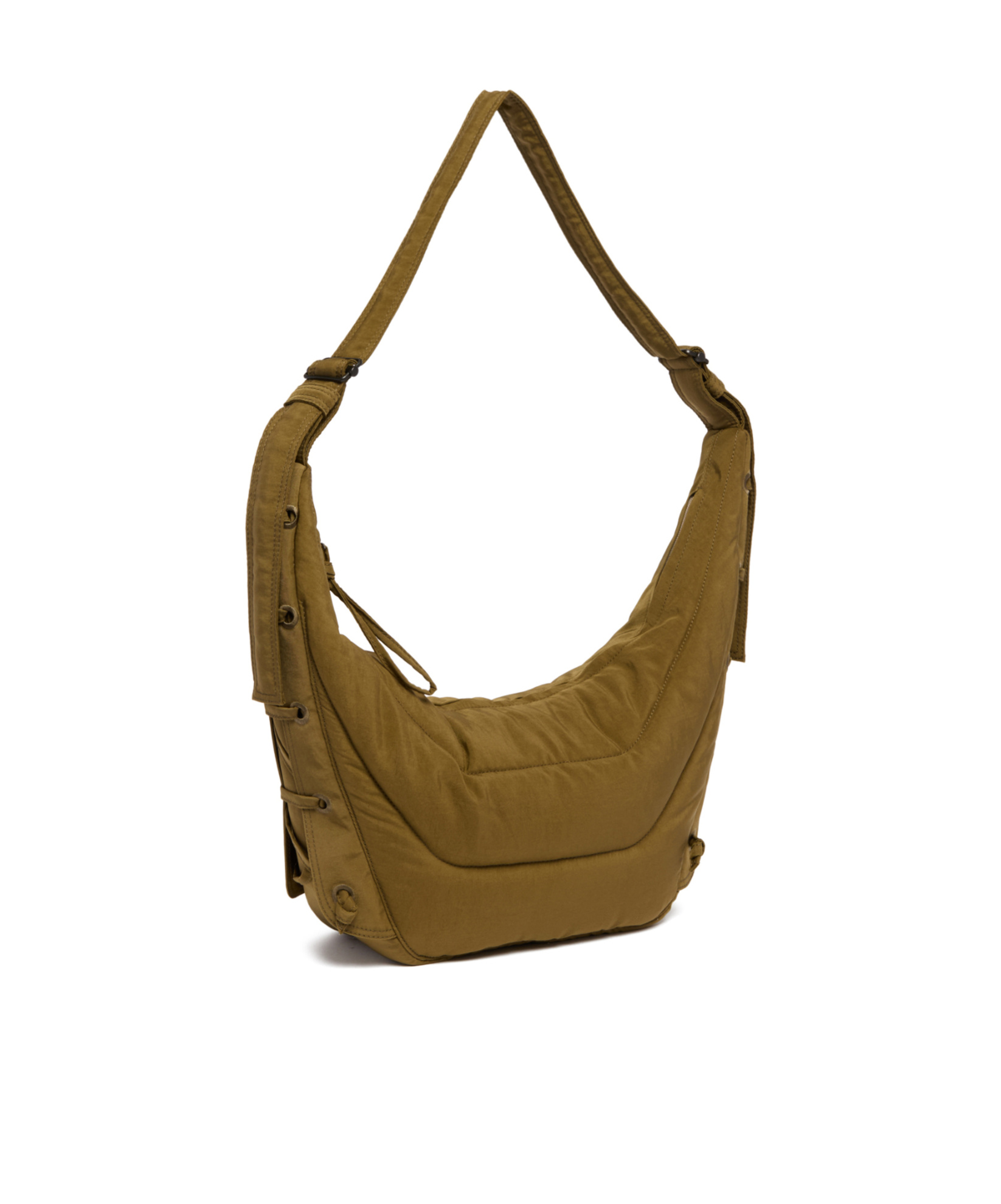 Lemaire Large Soft Game Quilted Shoulder Bag In Brown