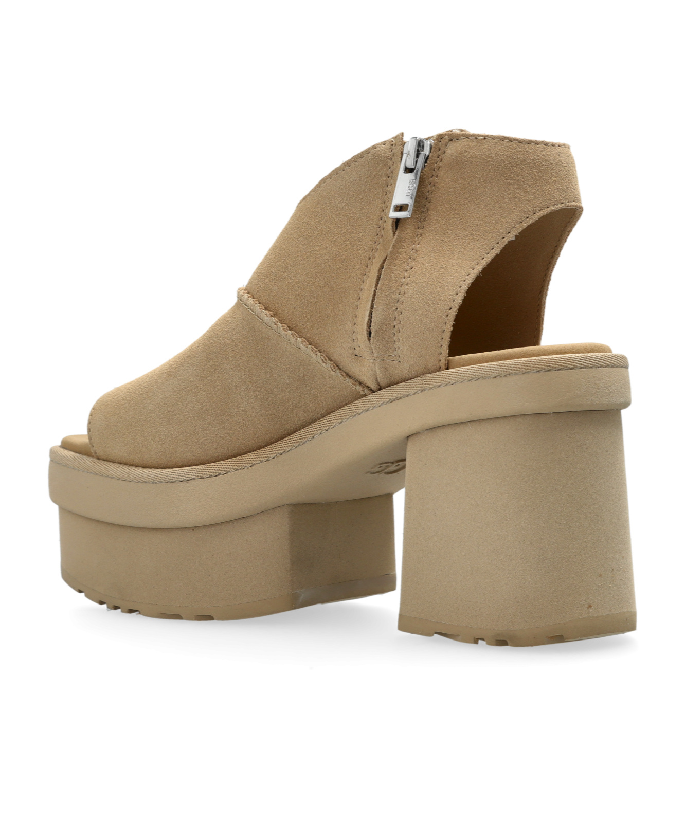 Ugg 80mm New Heights Platform Sandals In Brown