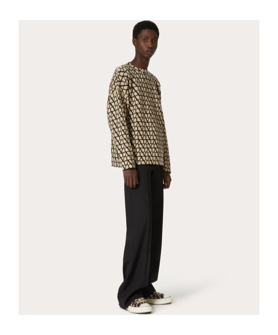 Valentino Toile Iconographe Crewneck Jumper In Multi