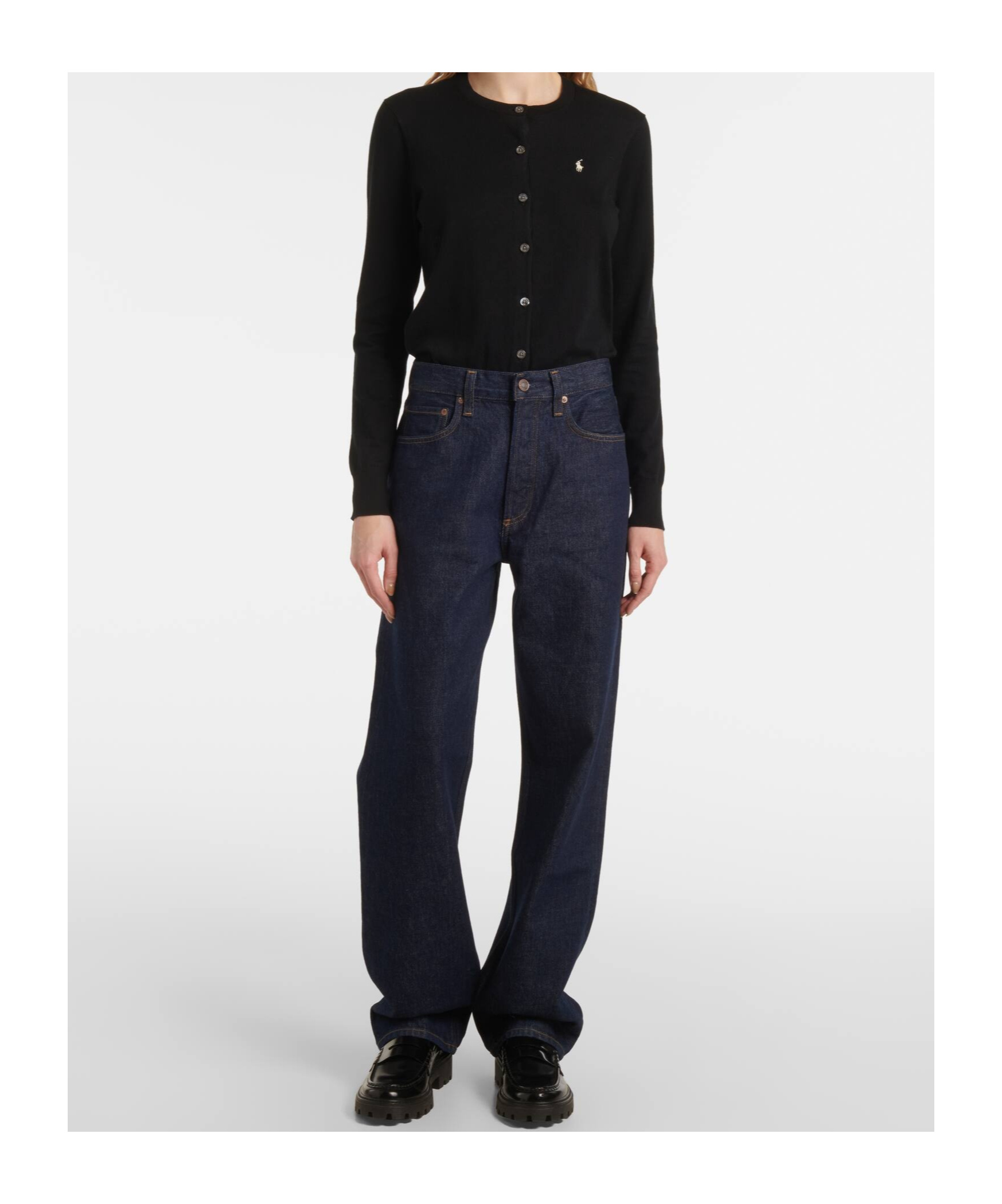 Agolde Kelly High-rise Straight-leg Denim Trousers In Blue
