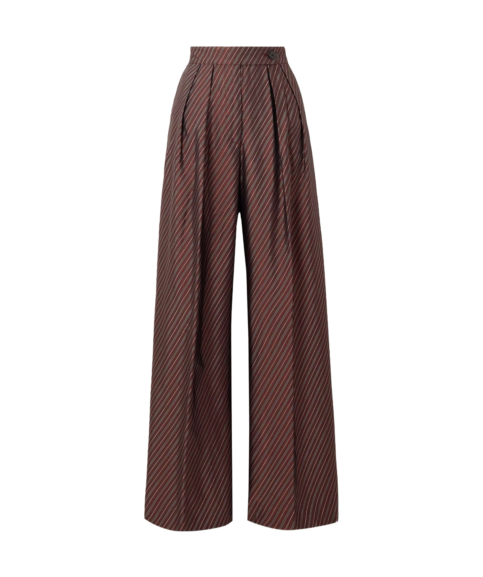 Dries Van Noten Pamplona Wide Leg Trousers In Red