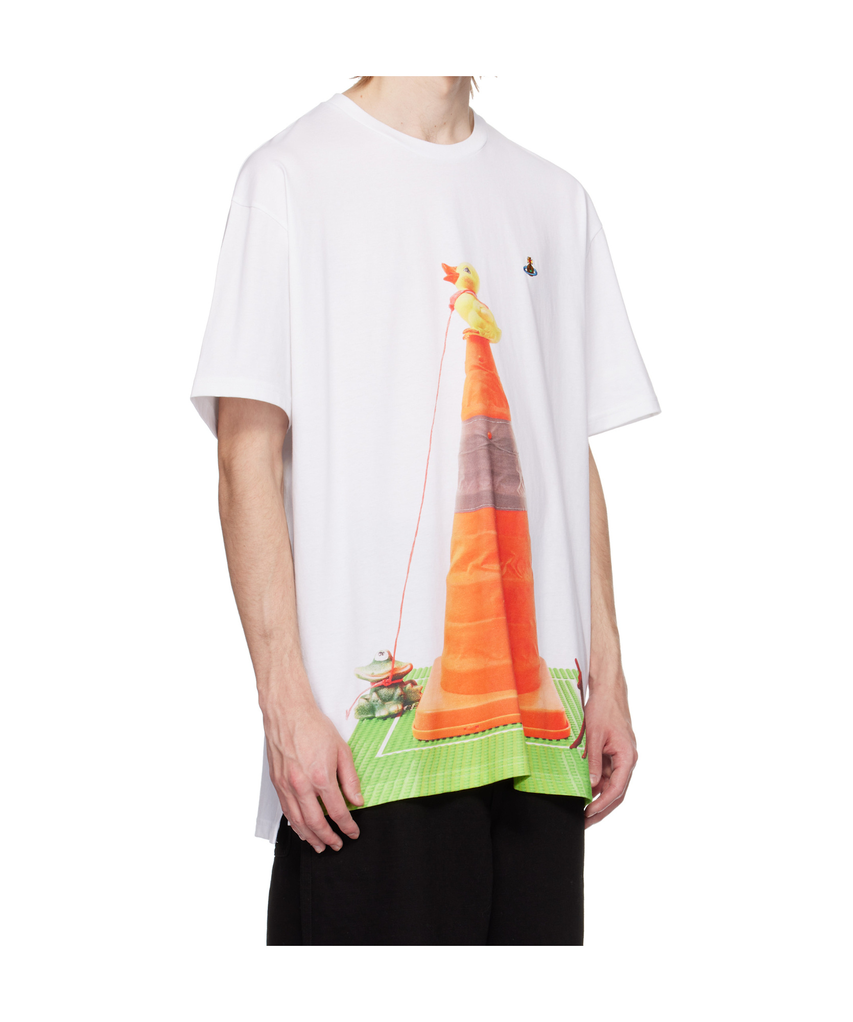 Vivienne Westwood Cone Oversized T-shirt In White