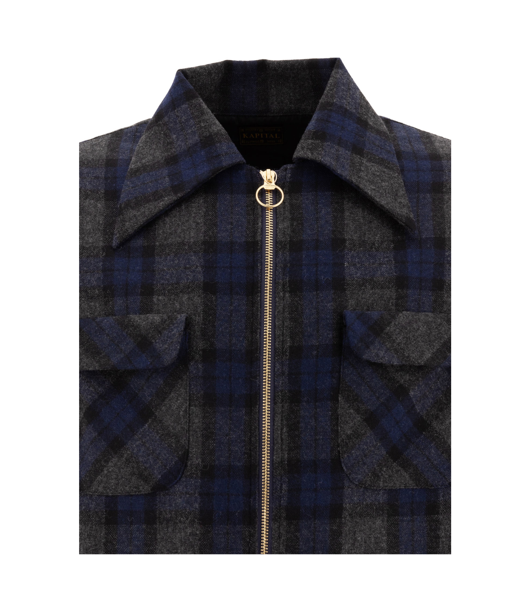 Shop Kapital Long-sleeved Casual Jacket In Black