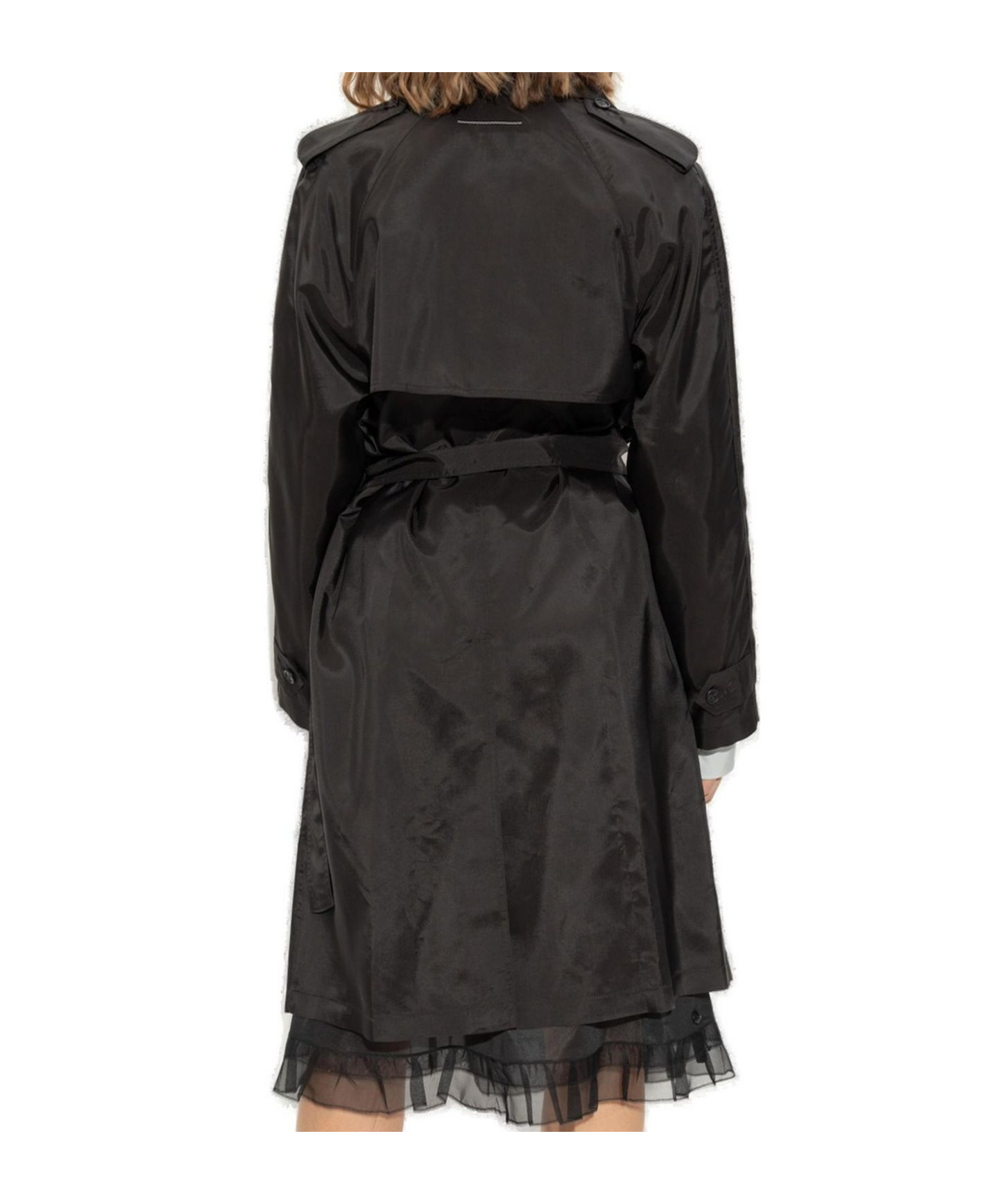 Mm6 Maison Margiela Double-breasted Trench Coat