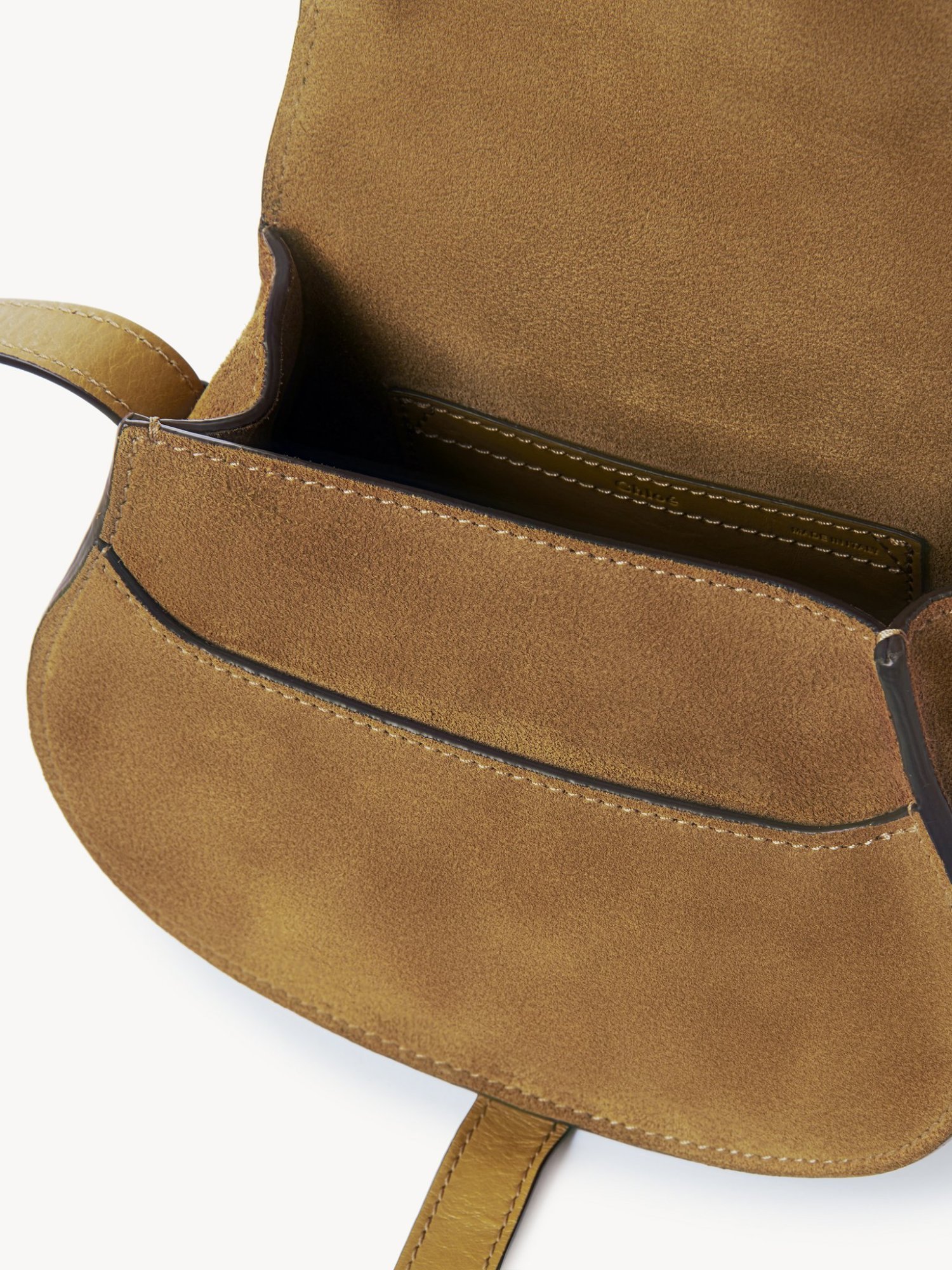 Chloé Small Flap Shoulder Bag In Brown
