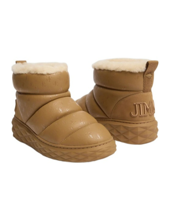 JIMMY CHOO QUILTED DESIGN SHORT BOOTS