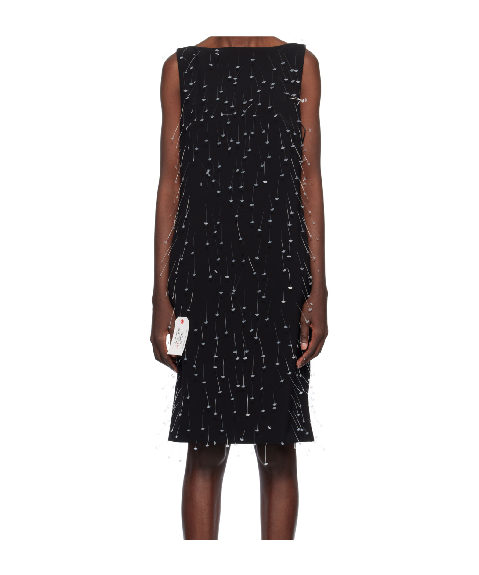 Moschino Sleeveless Dress In Black