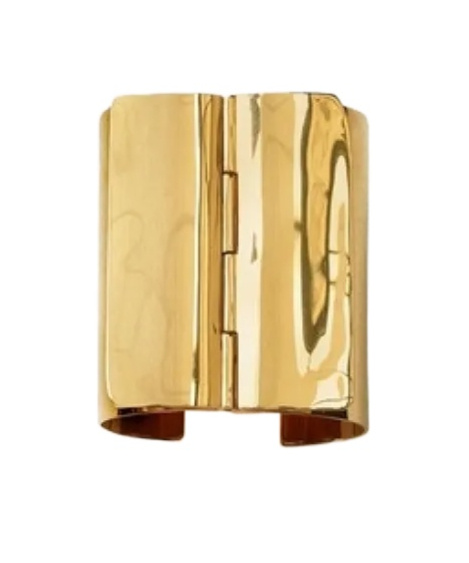 Celine Logo Bracelet In Gold