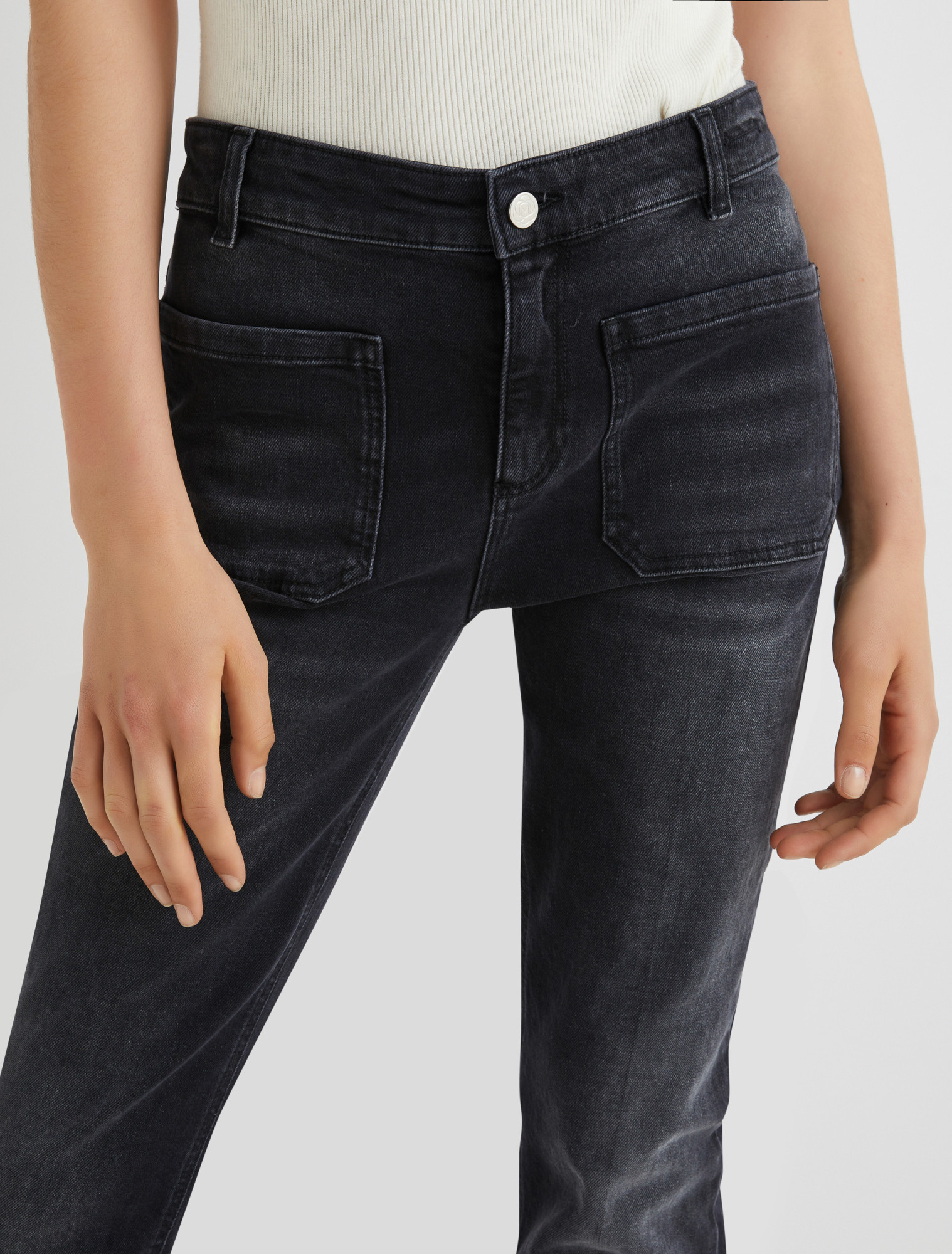 Marella Bootcut Jeans - Black In Black
