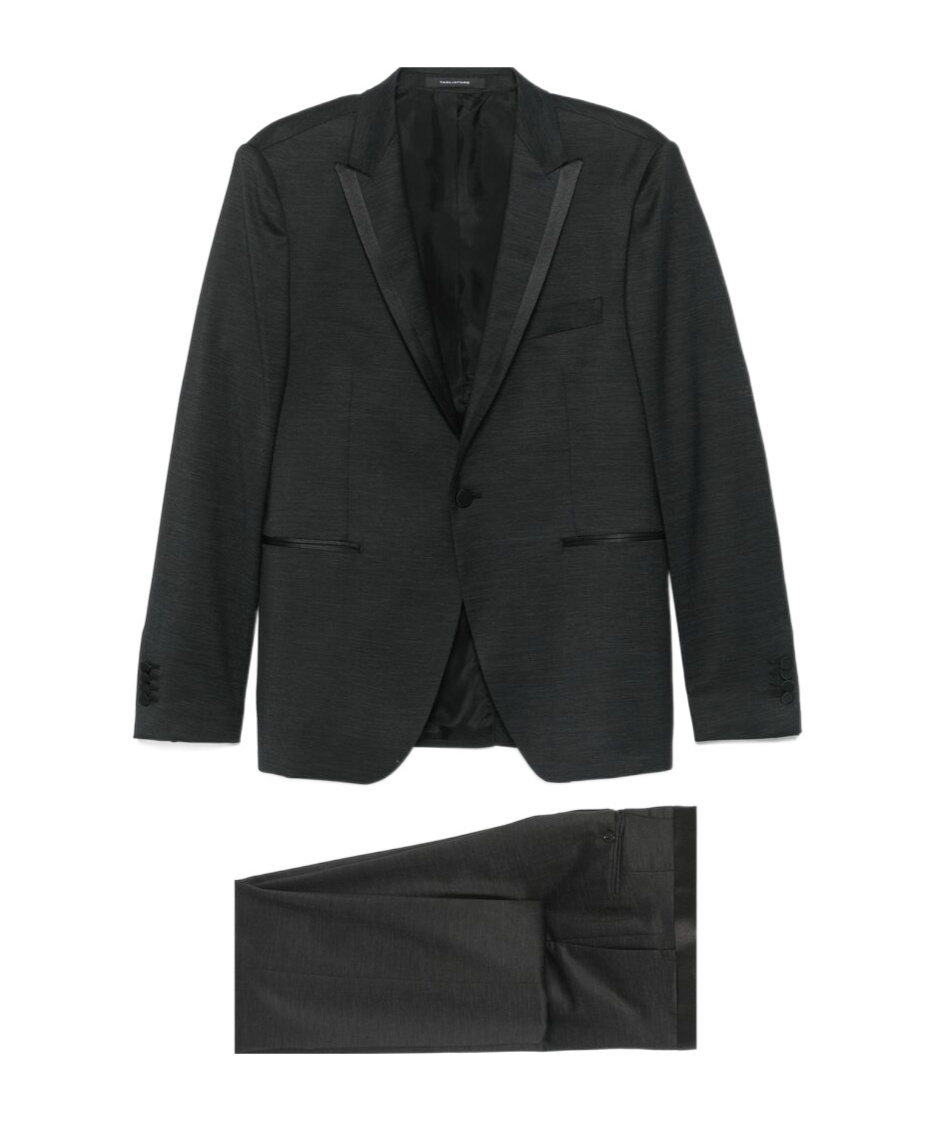 Tagliatore Single-breasted Suit In Black
