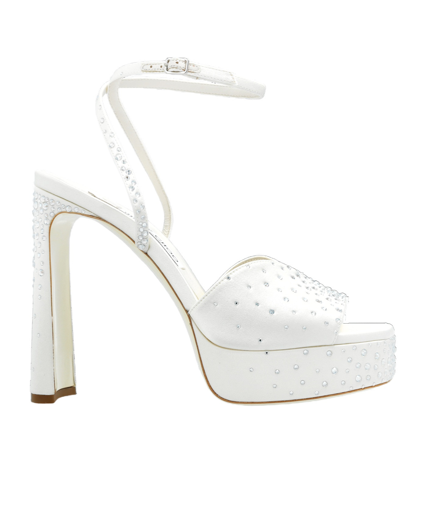 Jimmy Choo 125mm Karli Sandals In White