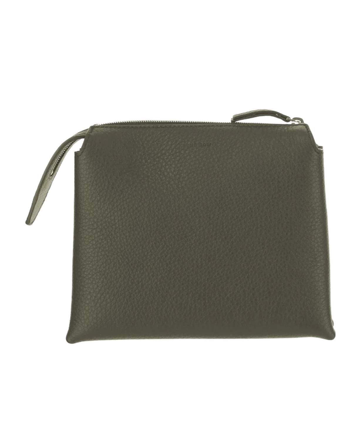 The Row Zipper Shoulder Bag In Green